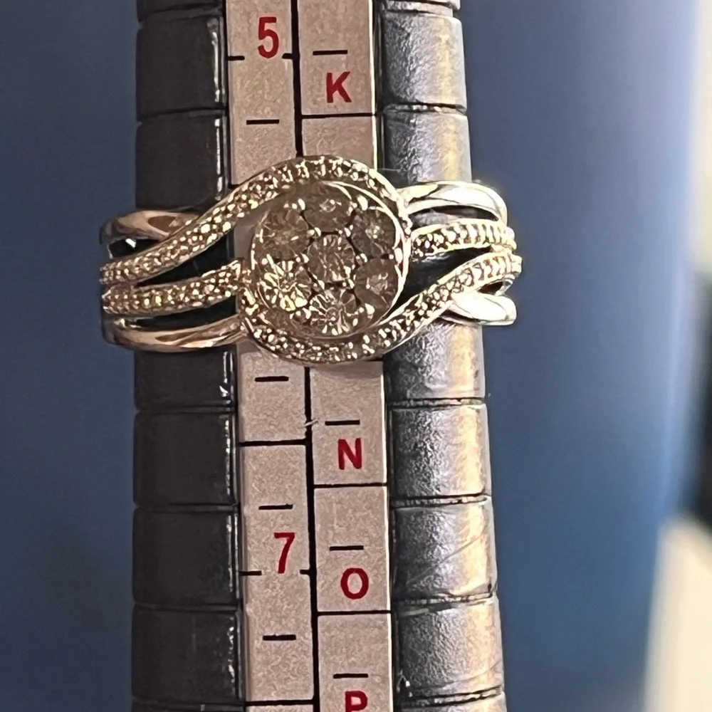 Sterling Renaissance Jewelry Diamond Ring